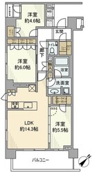 プレミスト横濱反町の物件間取画像